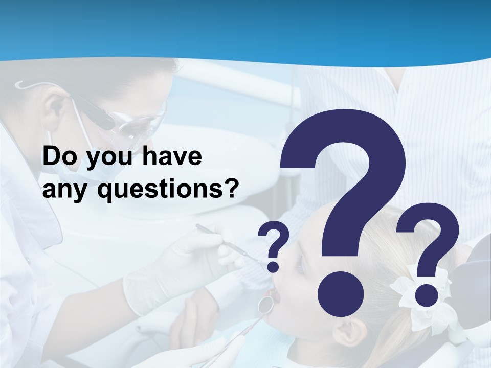 Women Dentist Medical PowerPoint Template