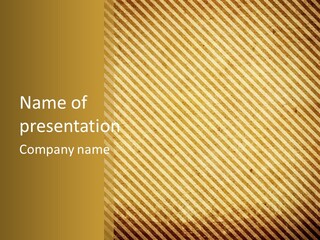 Vintage Tan Brown PowerPoint Template