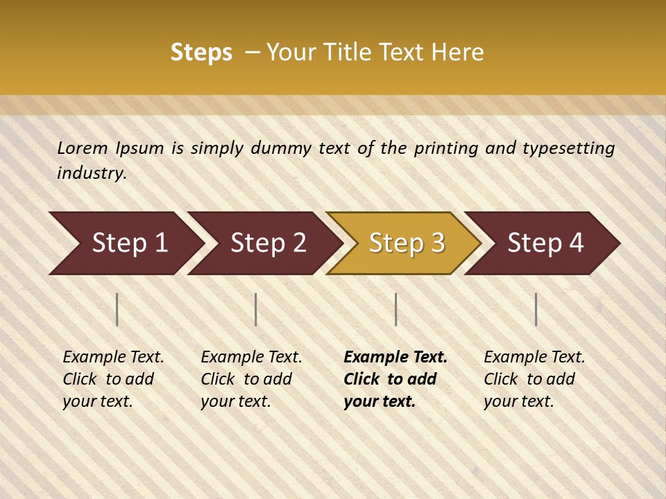 Vintage Tan Brown PowerPoint Template
