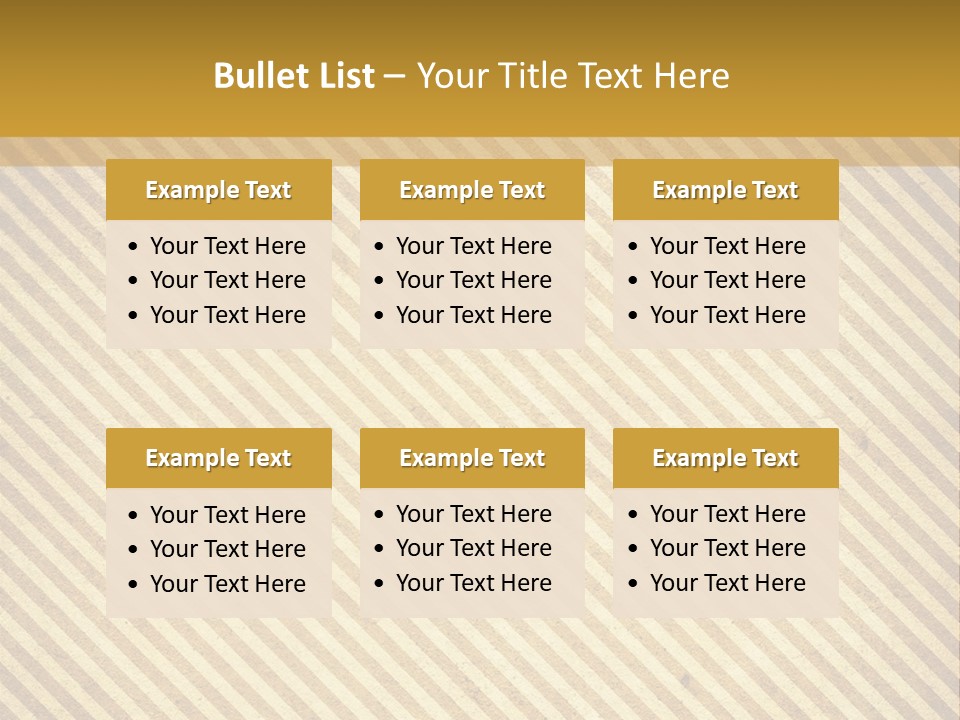 Vintage Tan Brown PowerPoint Template