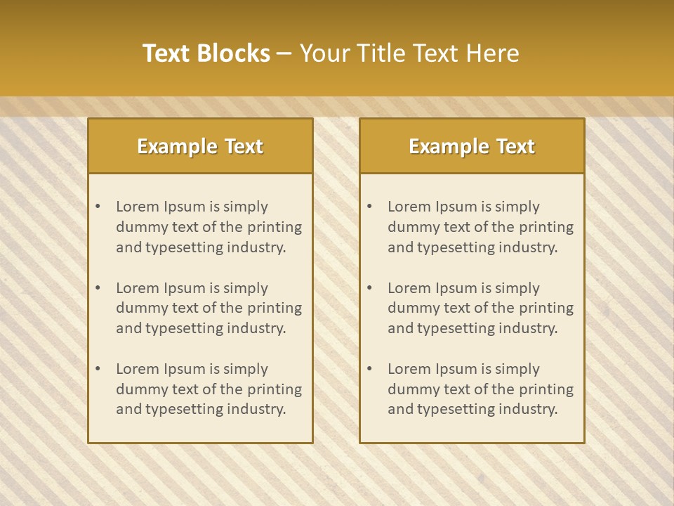Vintage Tan Brown PowerPoint Template