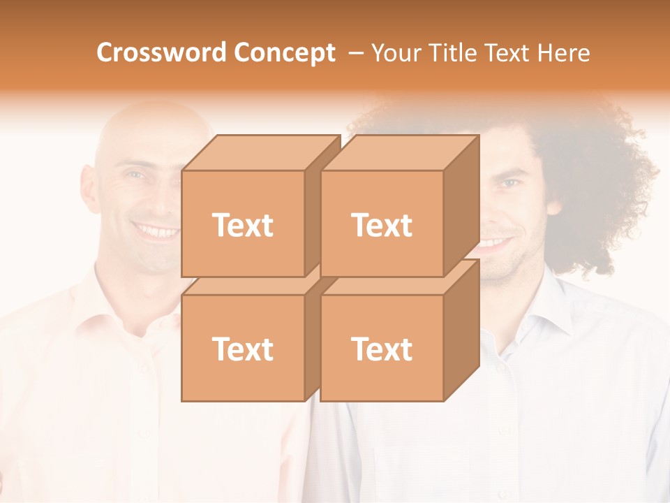 Bald Face Young PowerPoint Template