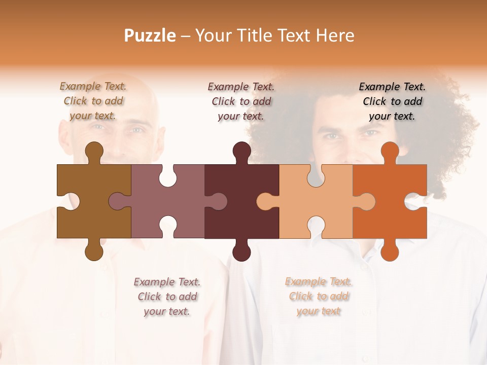 Bald Face Young PowerPoint Template