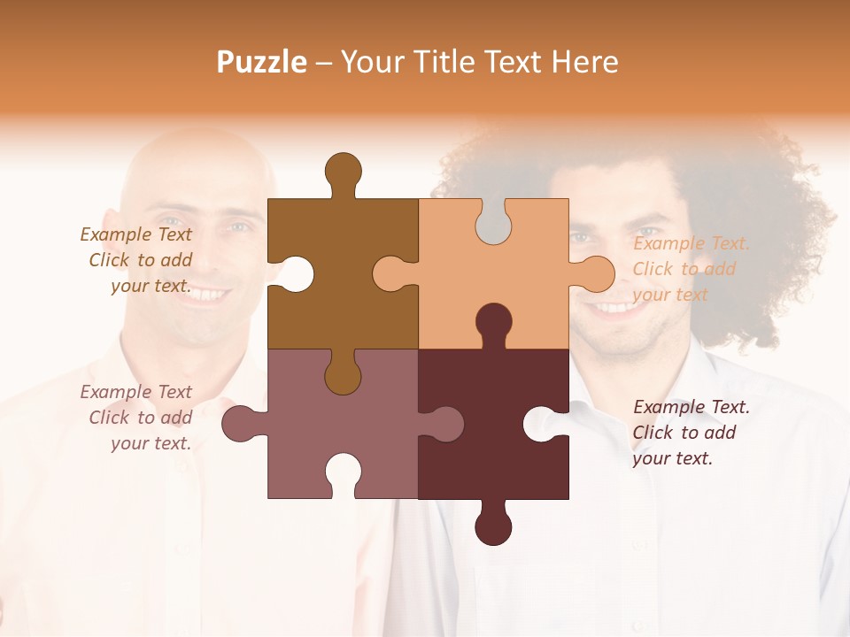 Bald Face Young PowerPoint Template