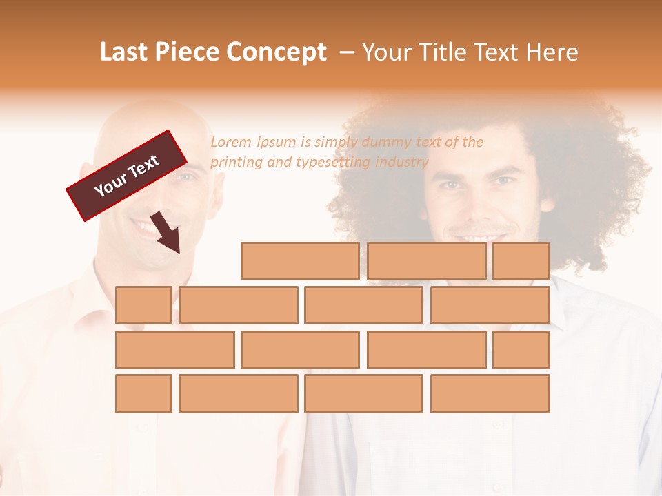 Bald Face Young PowerPoint Template