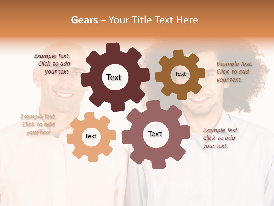 Bald Face Young PowerPoint Template