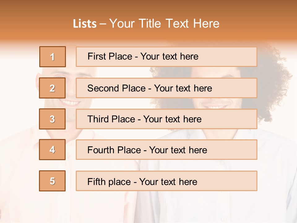 Bald Face Young PowerPoint Template