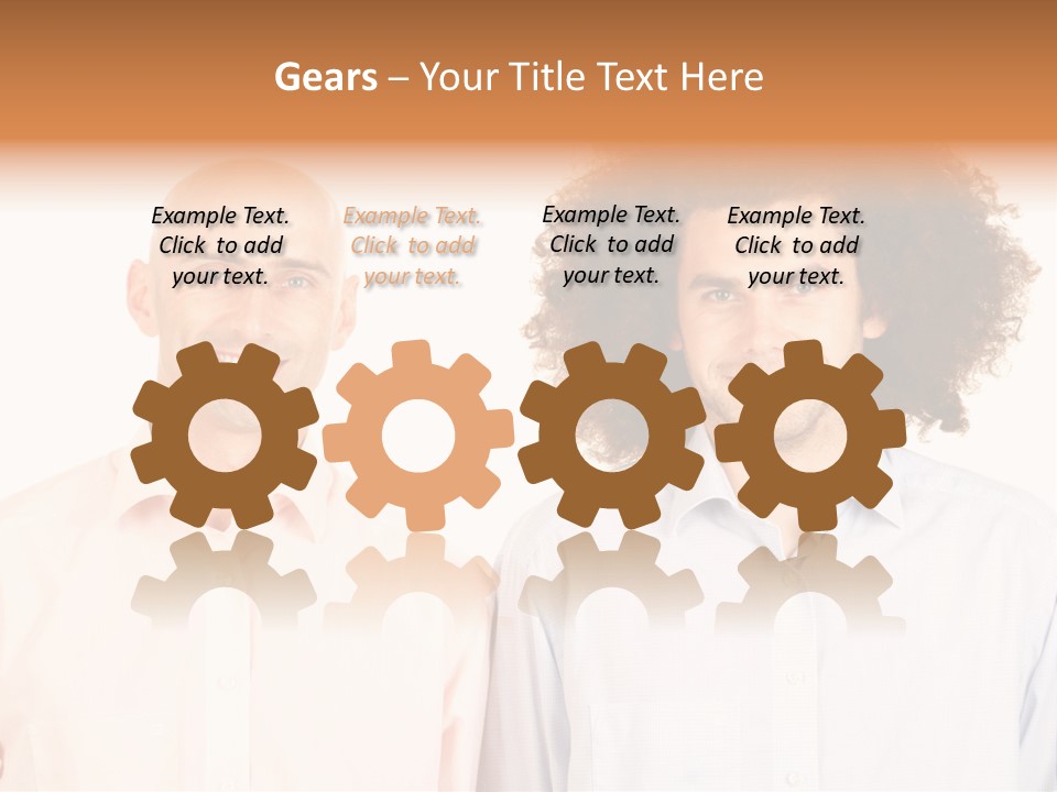 Bald Face Young PowerPoint Template