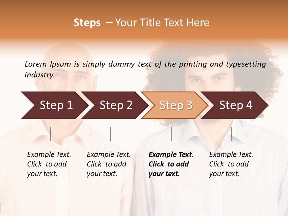 Bald Face Young PowerPoint Template