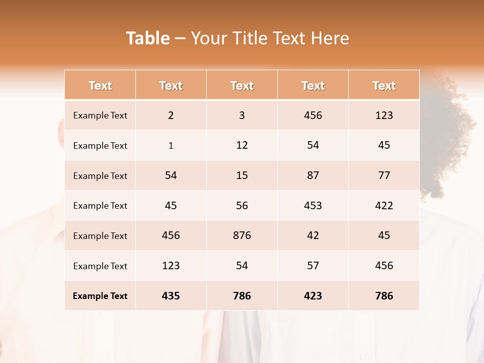 Bald Face Young PowerPoint Template