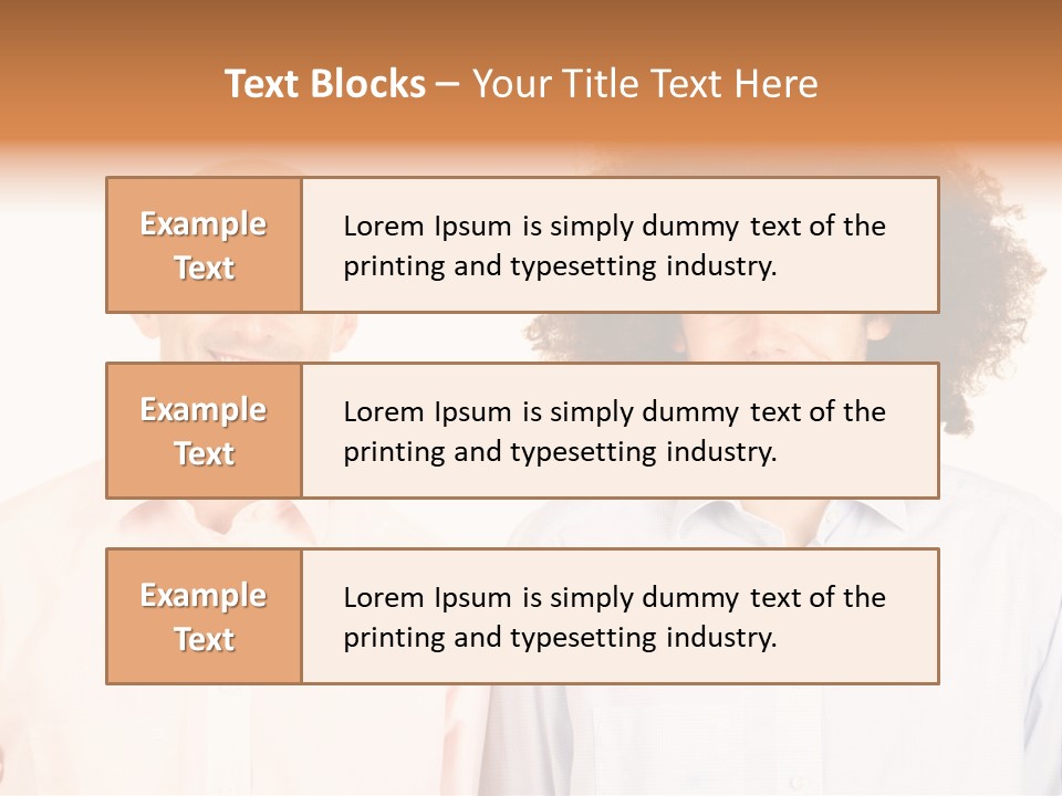 Bald Face Young PowerPoint Template