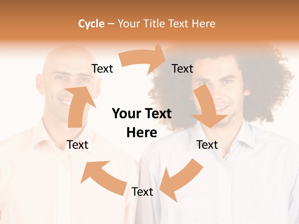 Bald Face Young PowerPoint Template