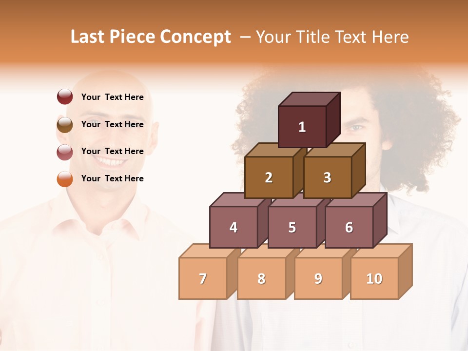 Bald Face Young PowerPoint Template