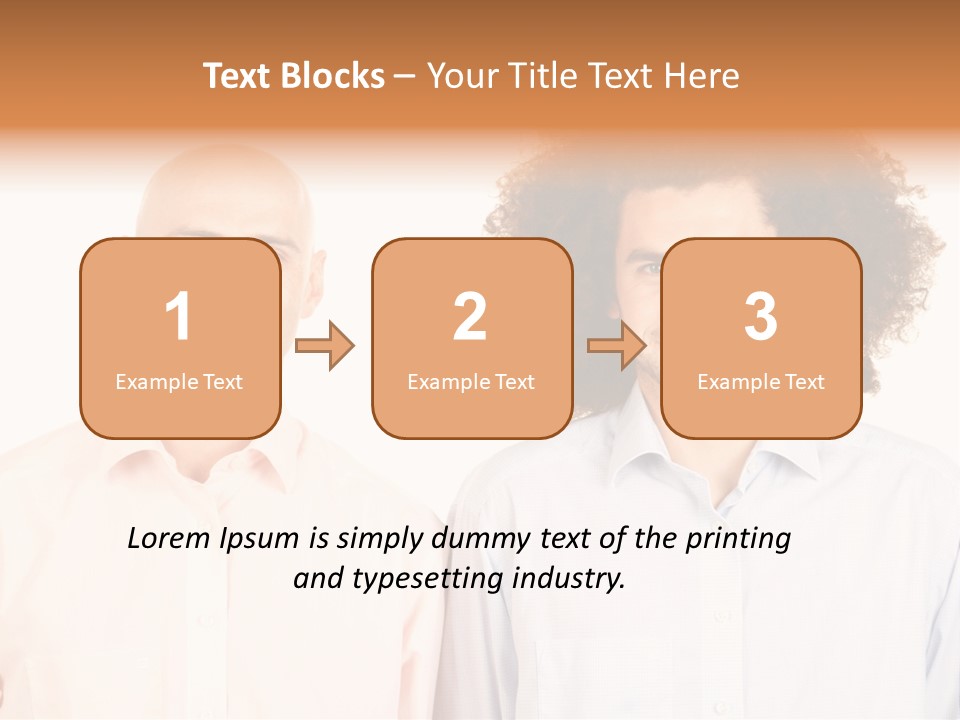 Bald Face Young PowerPoint Template