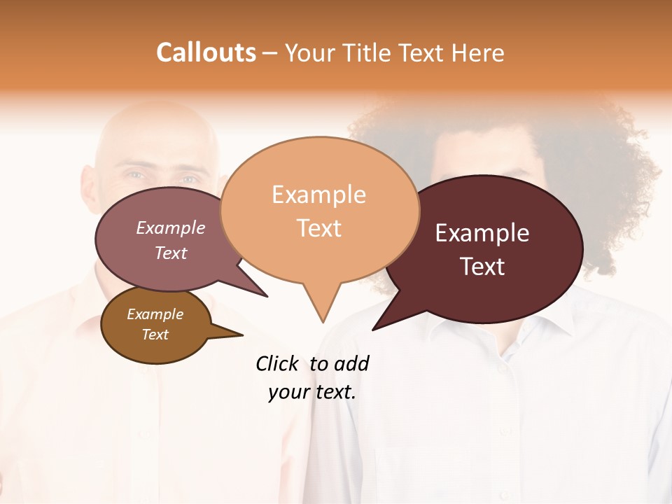 Bald Face Young PowerPoint Template