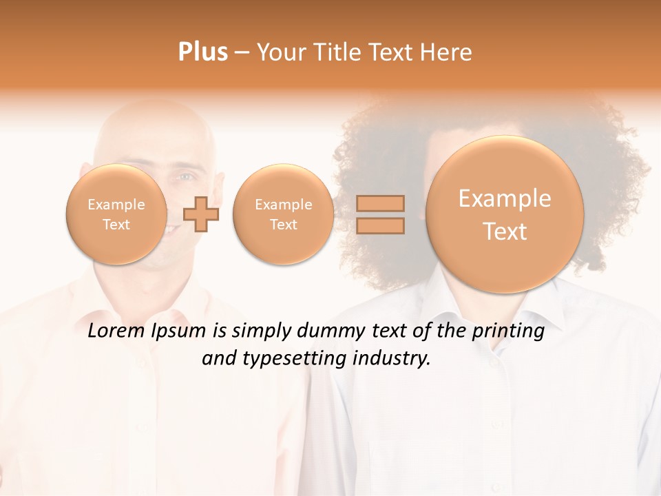 Bald Face Young PowerPoint Template