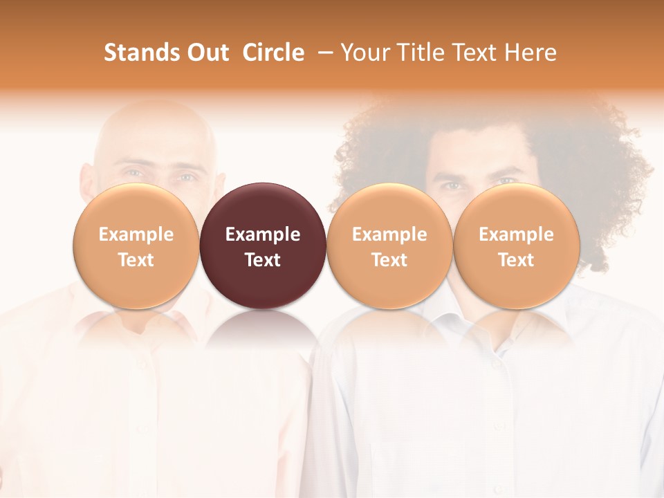 Bald Face Young PowerPoint Template