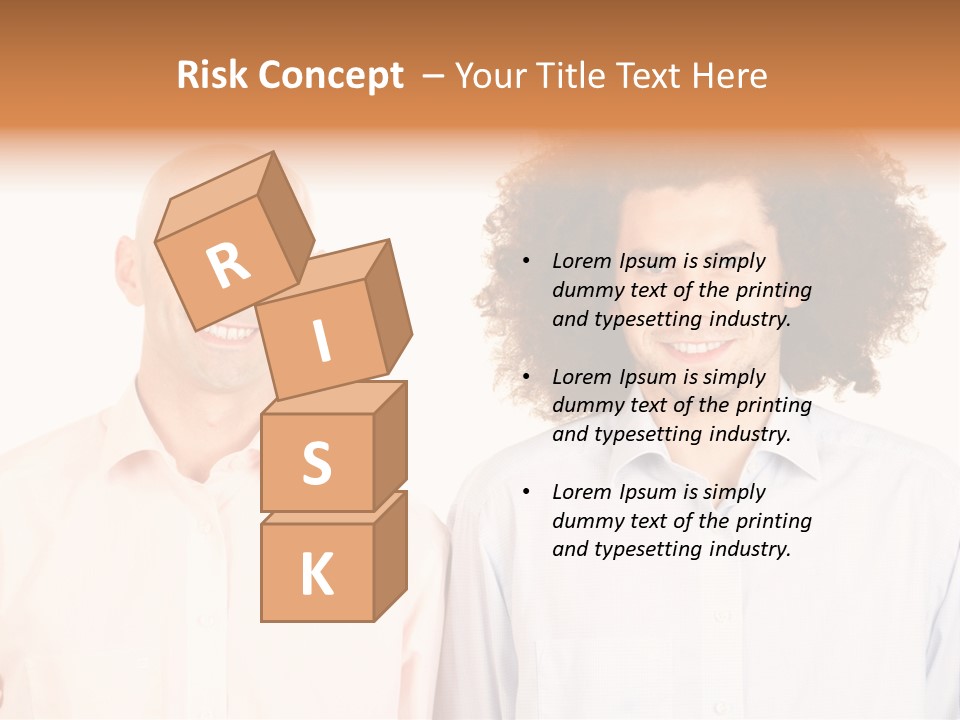 Bald Face Young PowerPoint Template