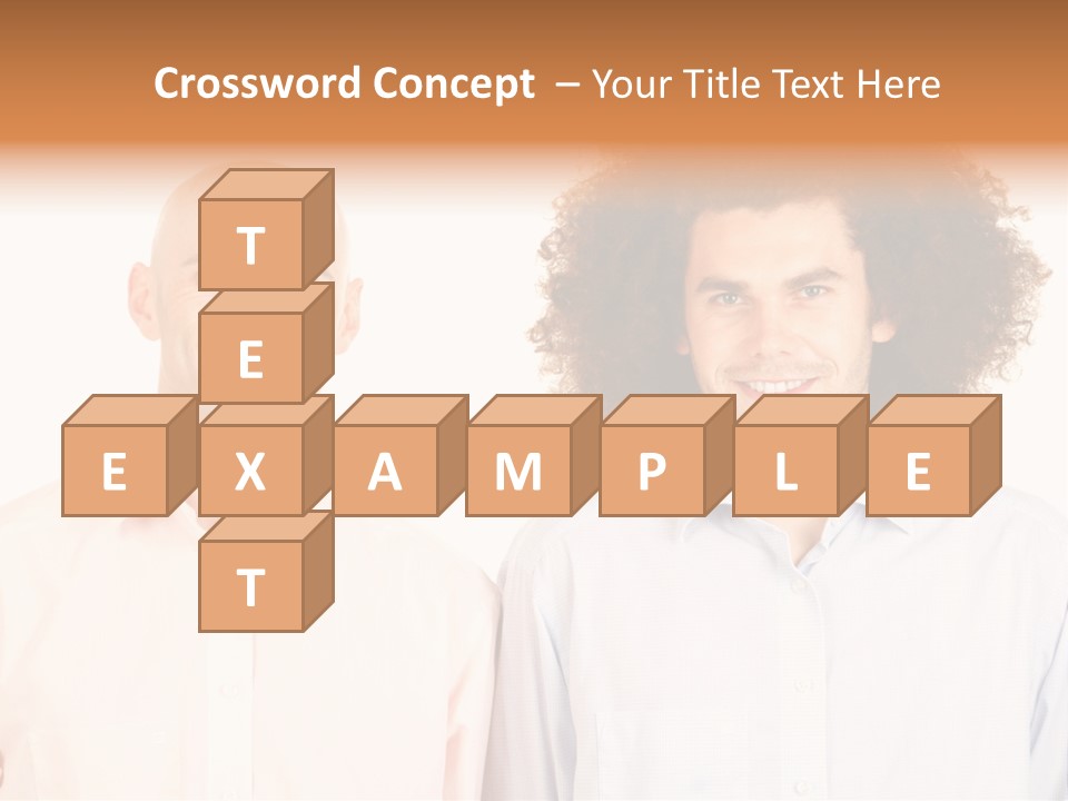 Bald Face Young PowerPoint Template