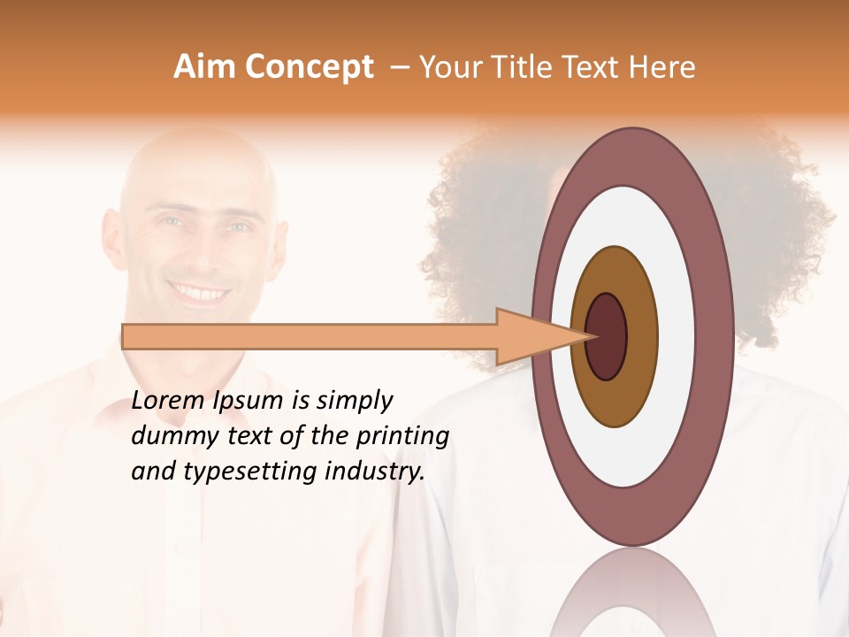 Bald Face Young PowerPoint Template