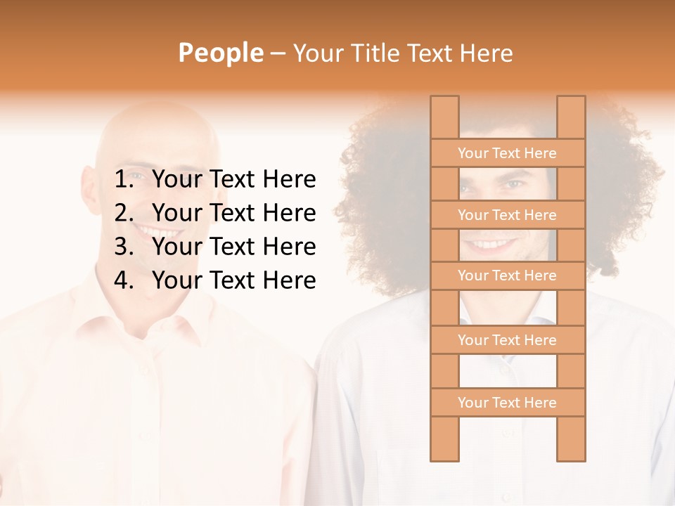 Bald Face Young PowerPoint Template