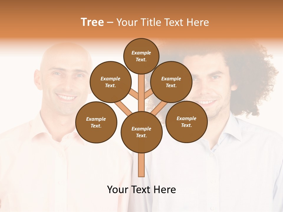 Bald Face Young PowerPoint Template