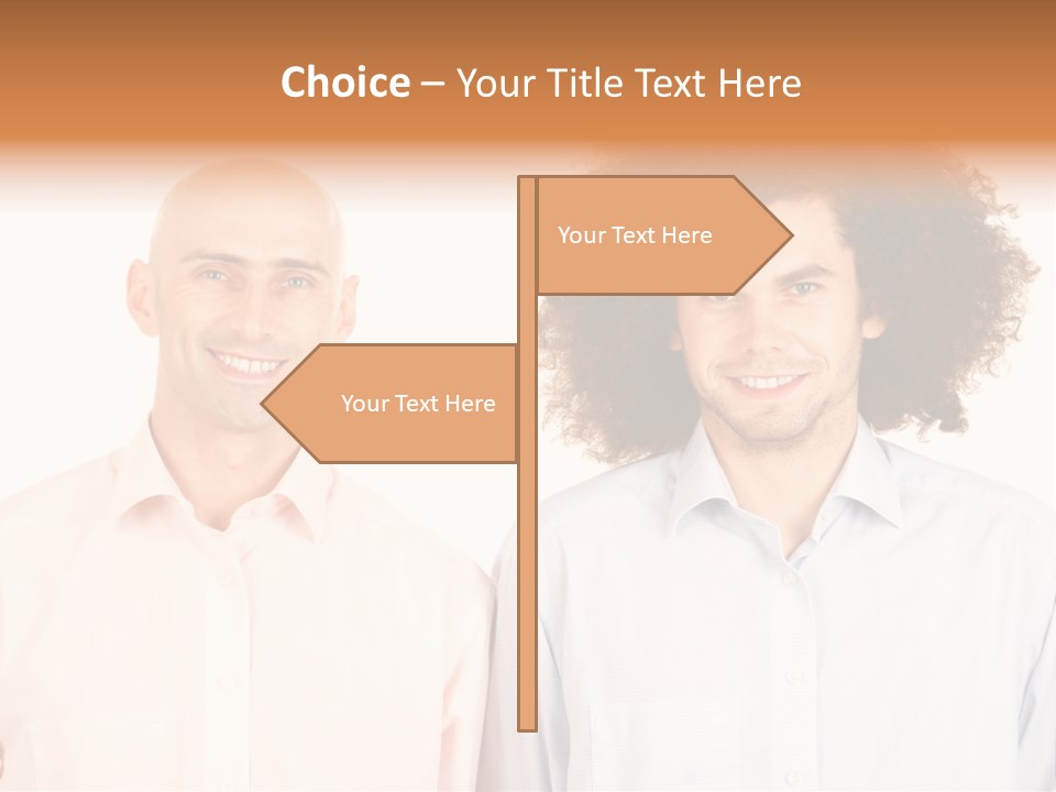 Bald Face Young PowerPoint Template