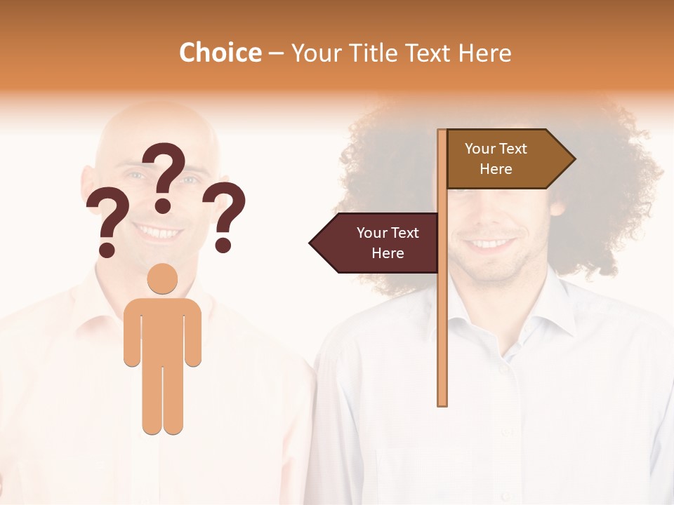 Bald Face Young PowerPoint Template