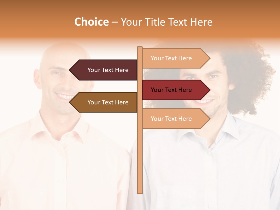 Bald Face Young PowerPoint Template