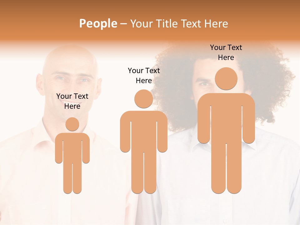 Bald Face Young PowerPoint Template