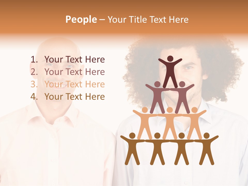 Bald Face Young PowerPoint Template