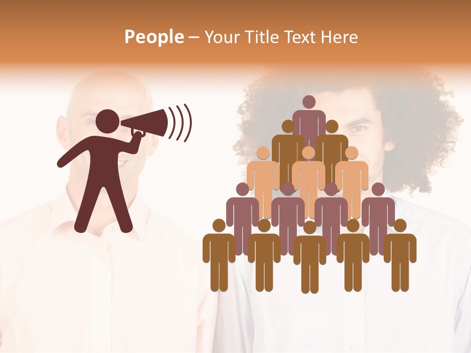 Bald Face Young PowerPoint Template