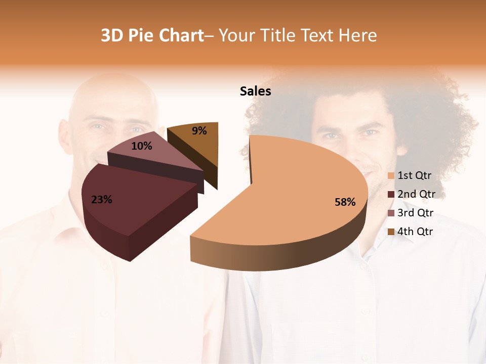 Bald Face Young PowerPoint Template