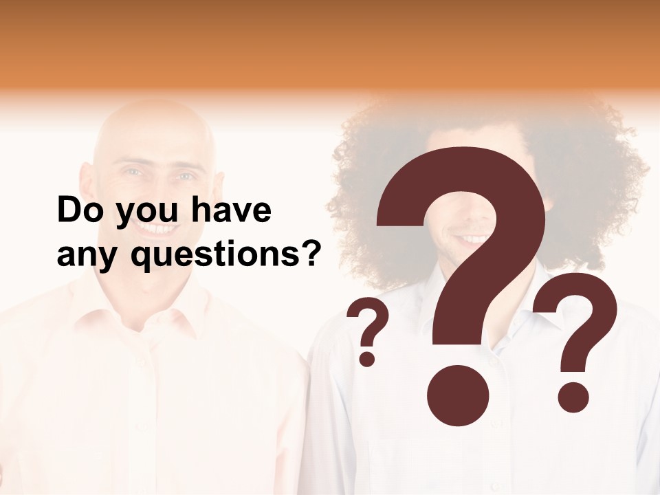 Bald Face Young PowerPoint Template