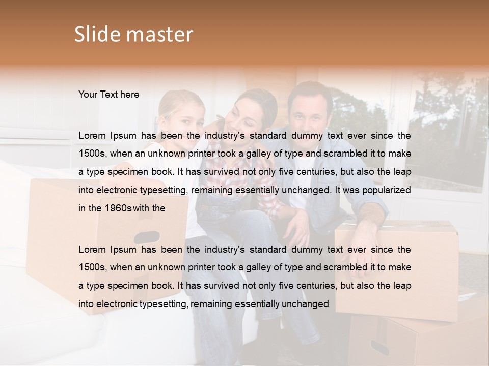 House Old Jeans PowerPoint Template