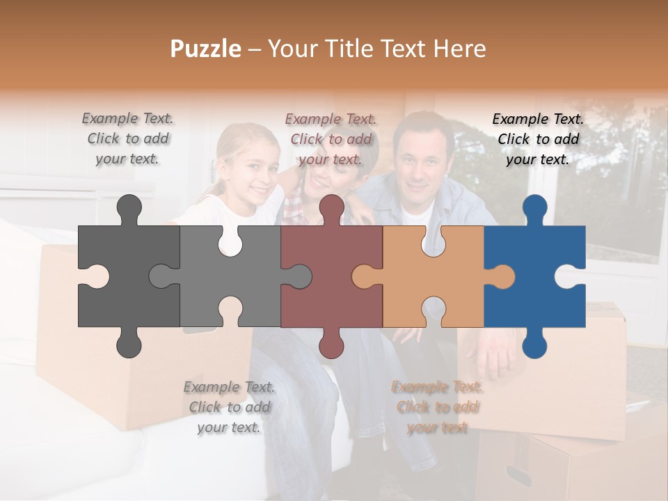 House Old Jeans PowerPoint Template