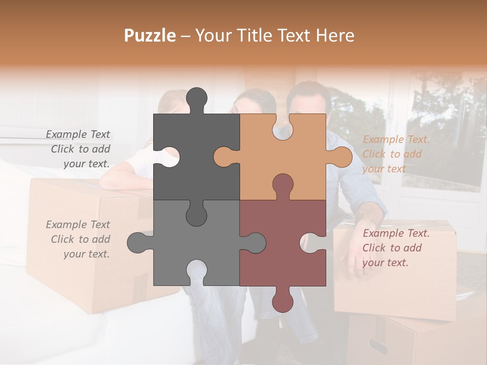 House Old Jeans PowerPoint Template