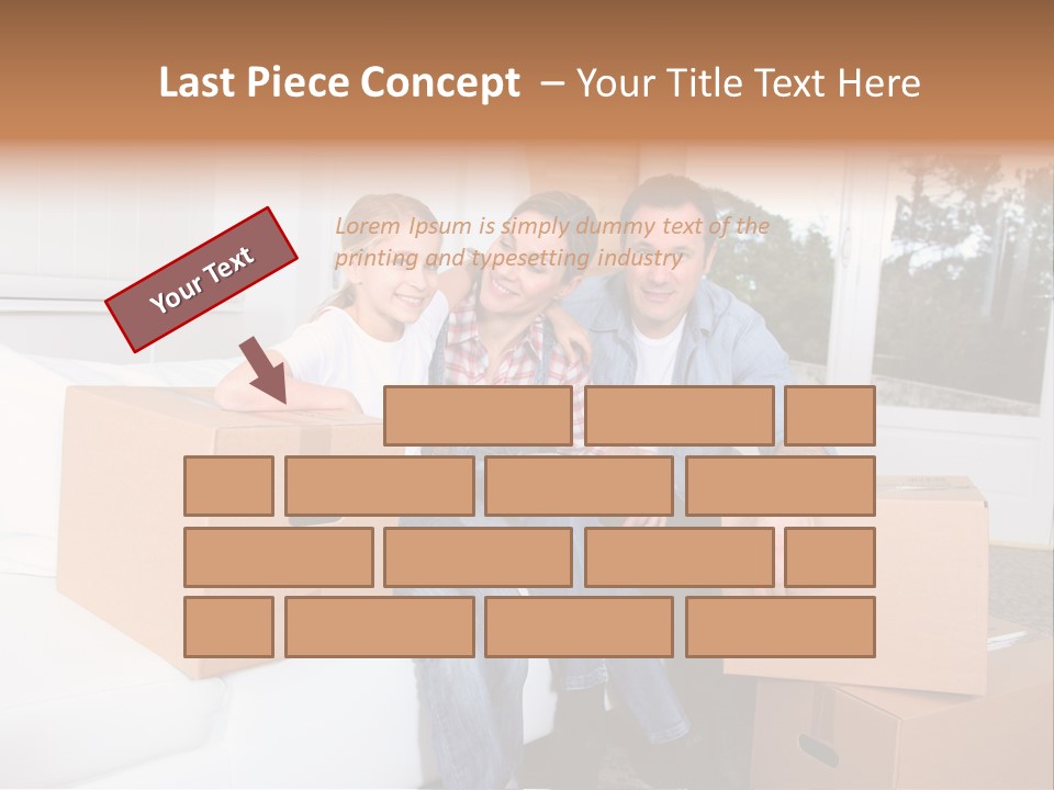 House Old Jeans PowerPoint Template