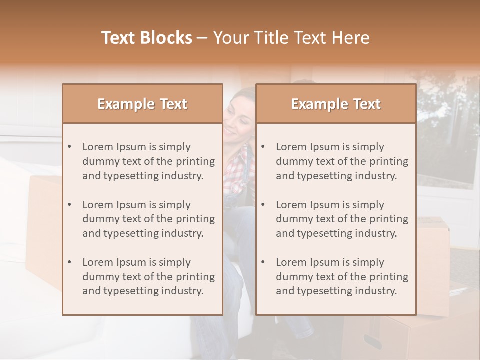 House Old Jeans PowerPoint Template