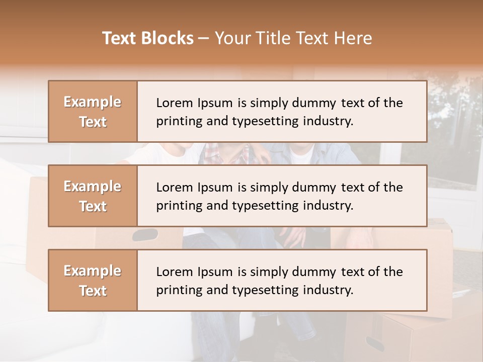 House Old Jeans PowerPoint Template