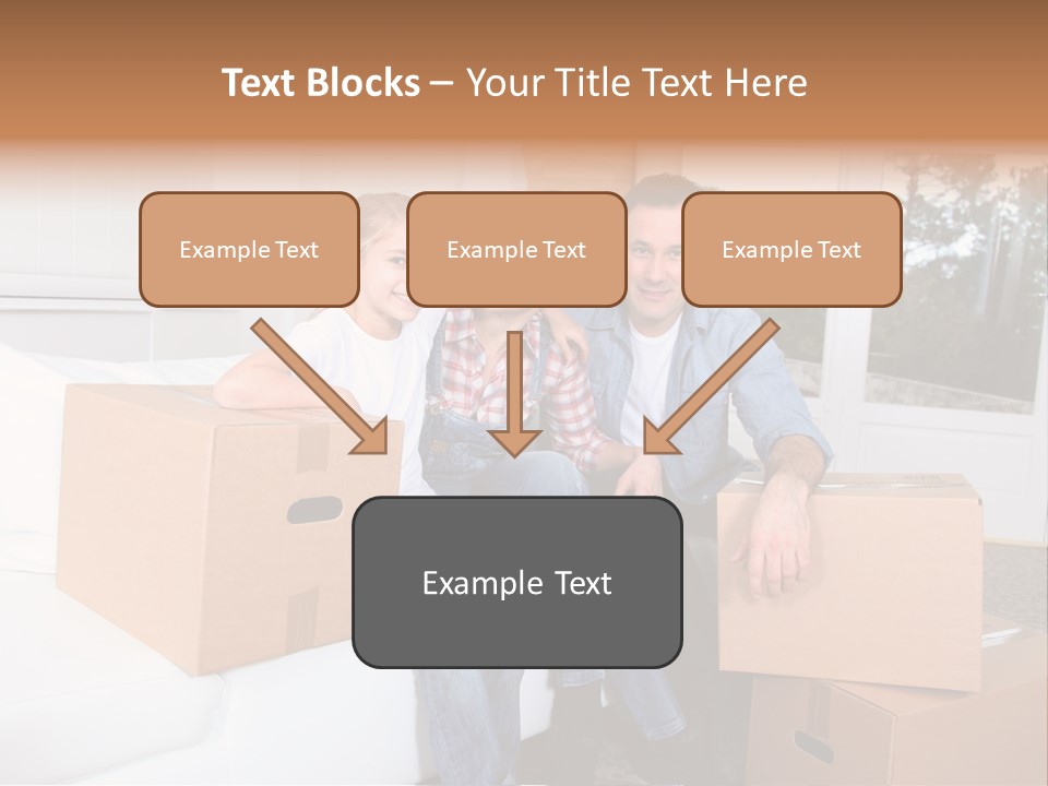 House Old Jeans PowerPoint Template