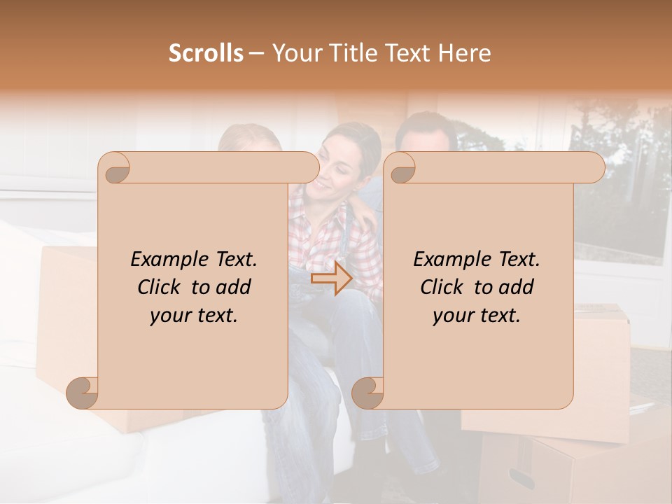 House Old Jeans PowerPoint Template