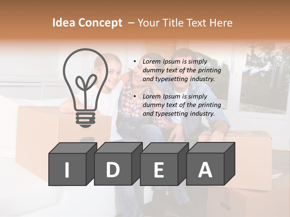 House Old Jeans PowerPoint Template