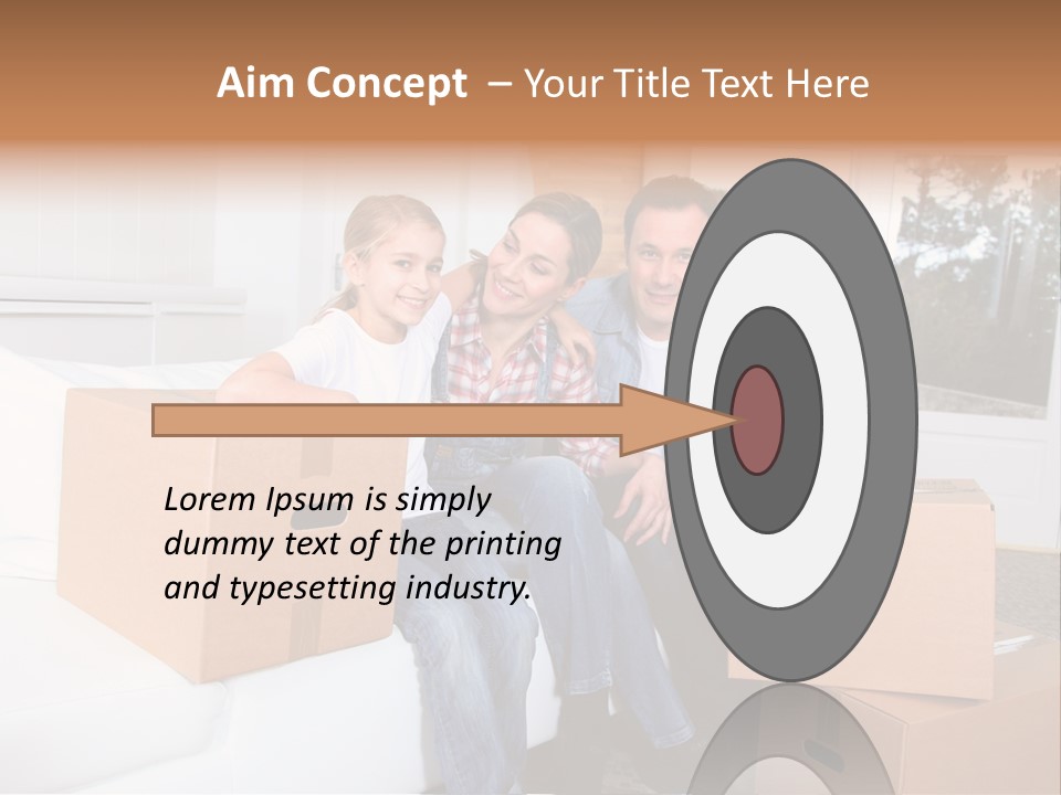 House Old Jeans PowerPoint Template