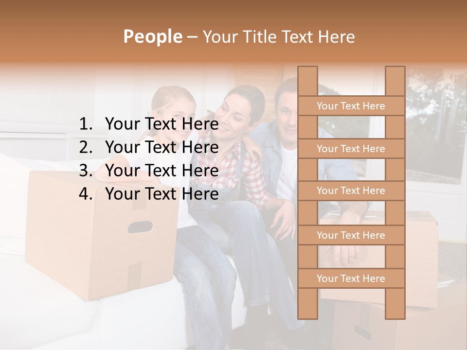 House Old Jeans PowerPoint Template