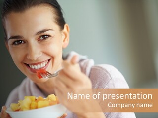 Background Teeth Jaw PowerPoint Template