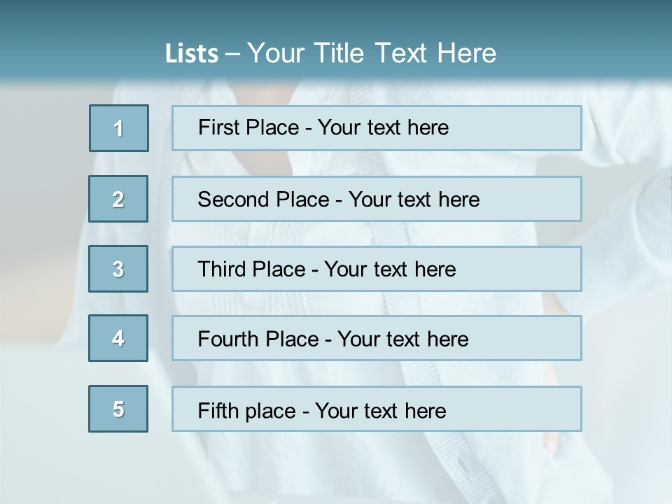 Feminine Wardrobe Summer PowerPoint Template