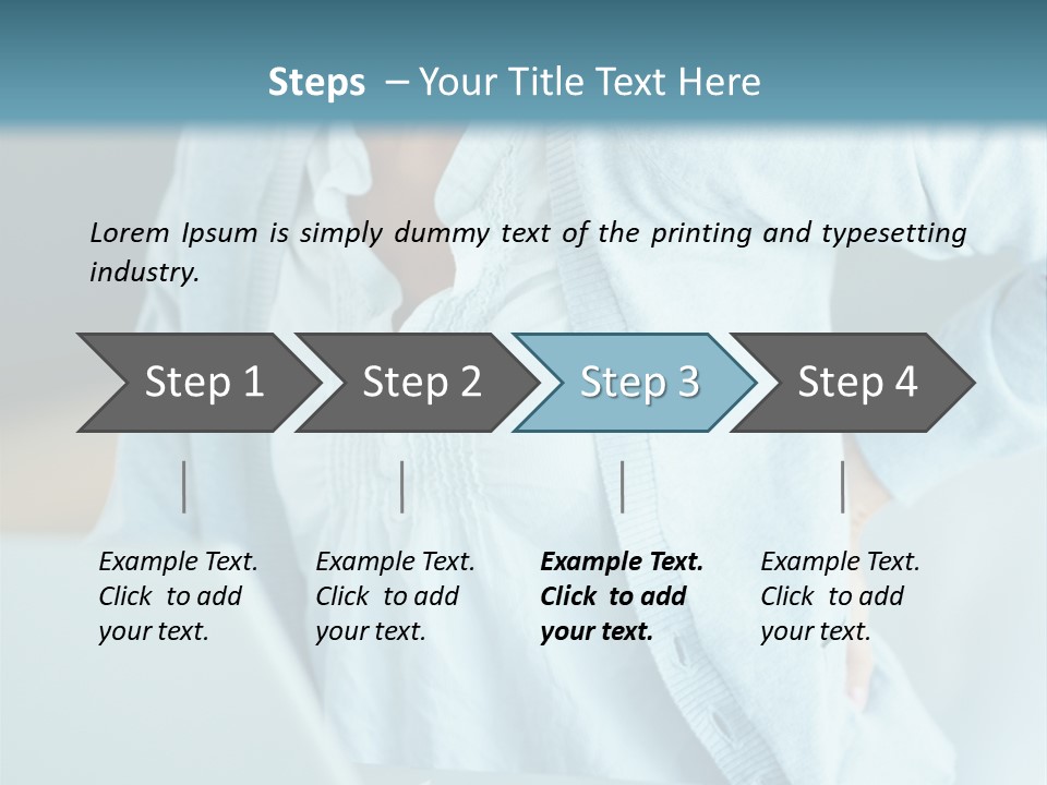 Feminine Wardrobe Summer PowerPoint Template