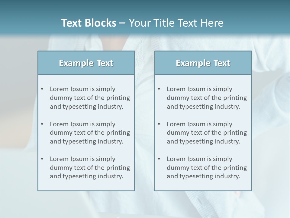 Feminine Wardrobe Summer PowerPoint Template