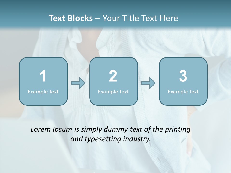 Feminine Wardrobe Summer PowerPoint Template